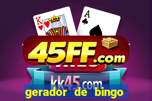 gerador de bingo cha de bebe